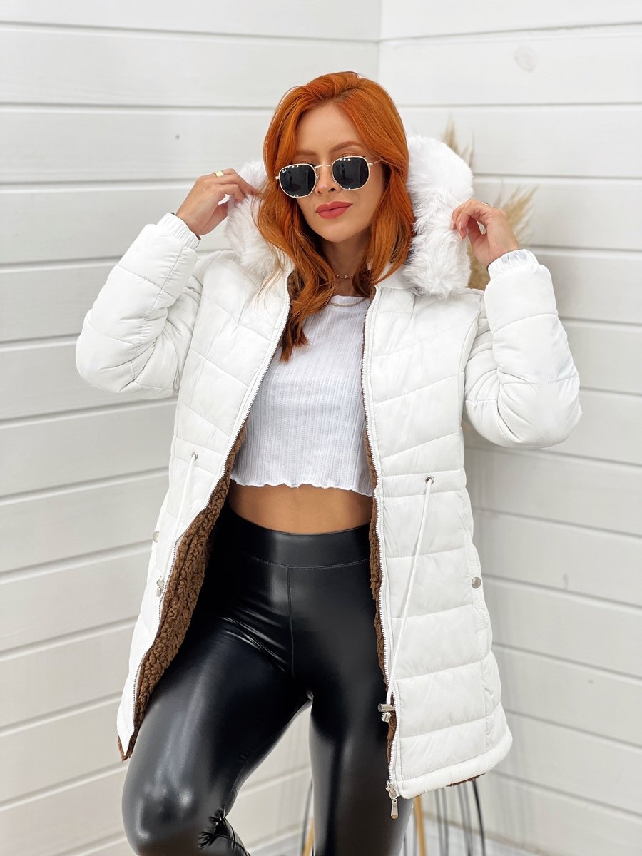 Parka Dupla Face Puffer e Teddy